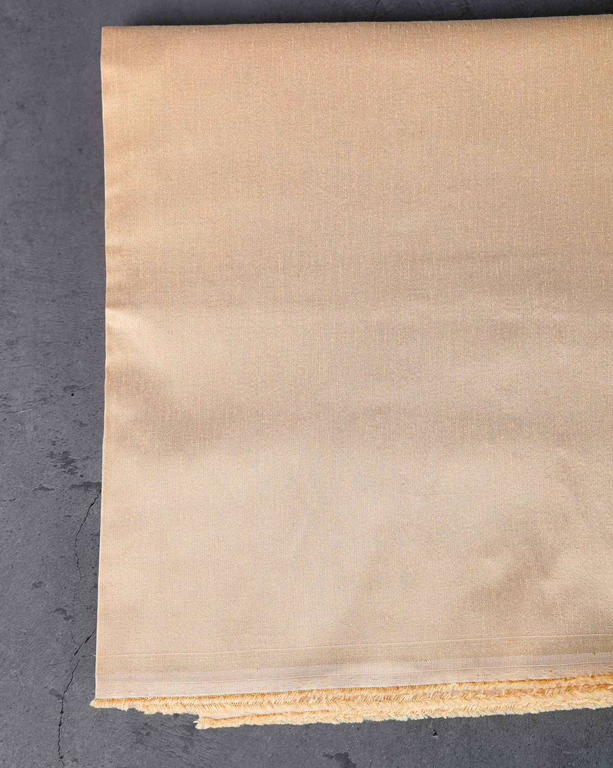 2 Piece Dress material(Shirt+dupatta), color-golden solid, dupatta with thin red zari border