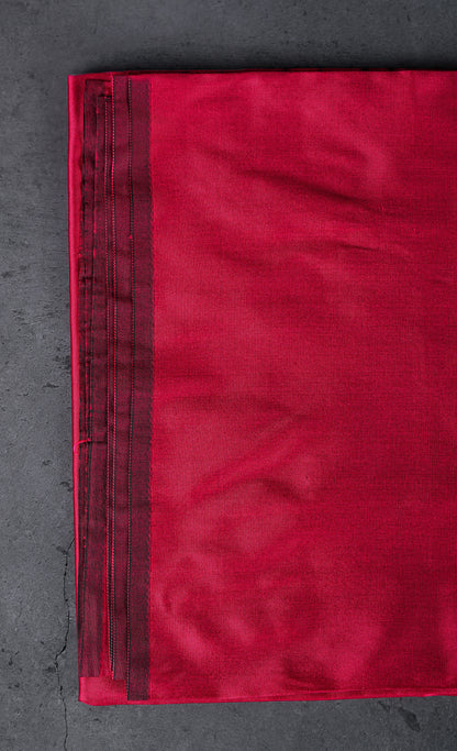 Banaras Brocade Dress Material, Rayon+Silk, Color-Pink w/Golden Beige